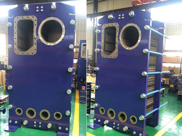蚌埠出口-瑞普特产半焊式钛板蒸发器EC500